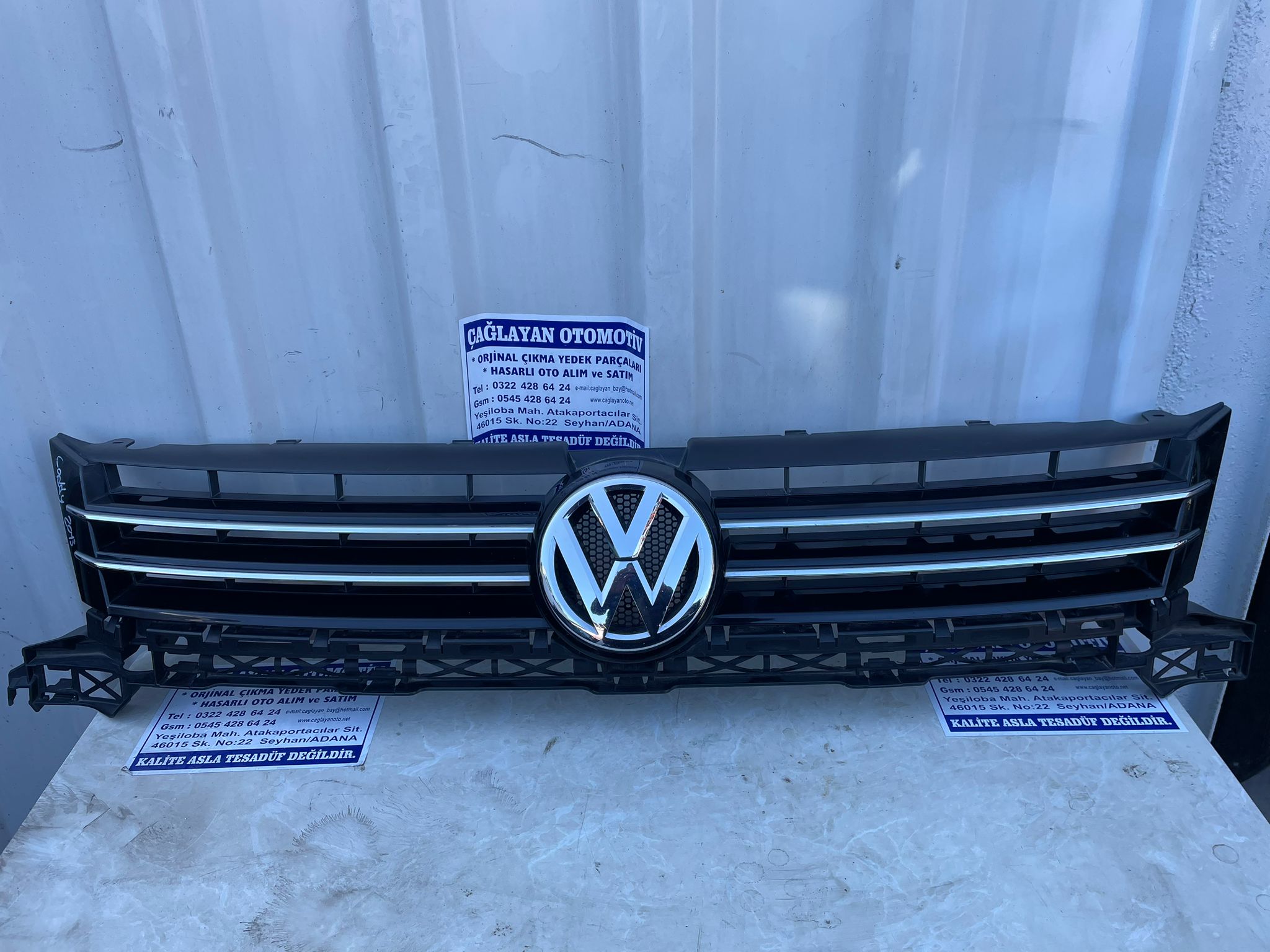 volkswagen caddy ön panjur 2013